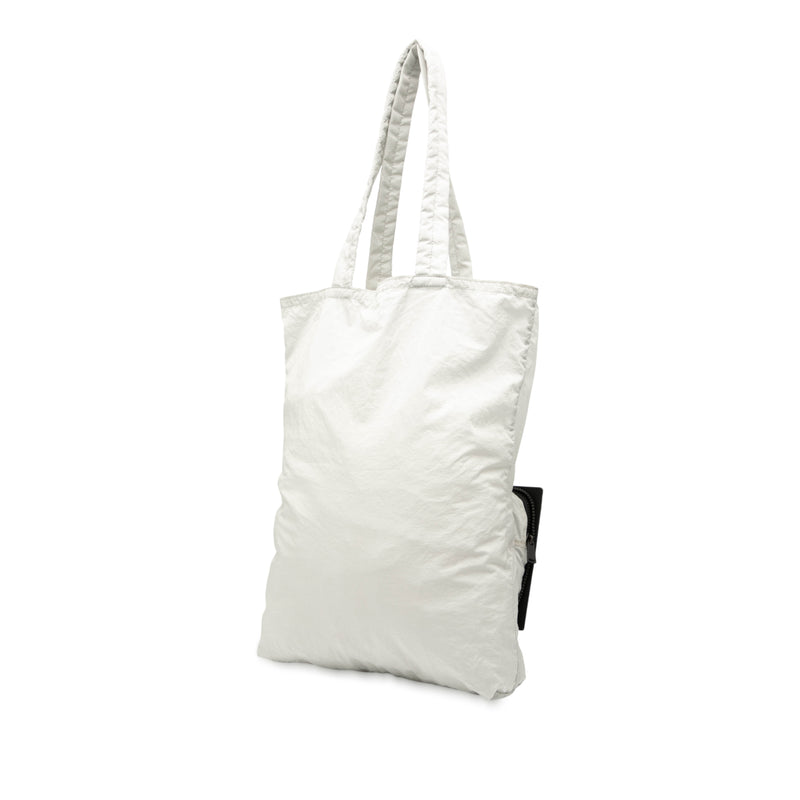 Intrecciato Trimmed Nylon Eco Tote - Image 2