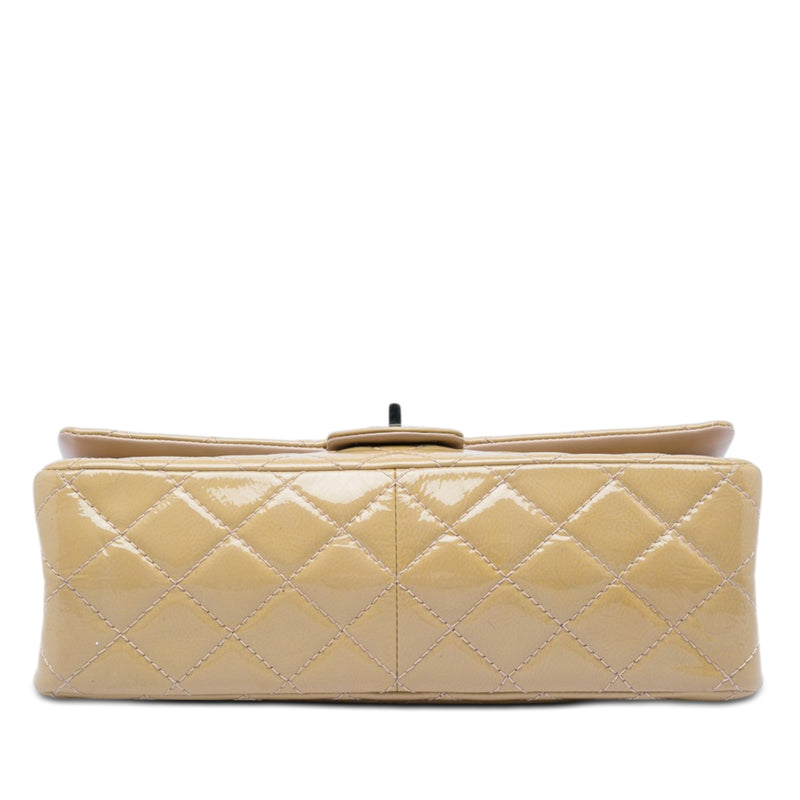 Quilted Crinkled Patent Reissue 2.55 Double Flap 226 - Image 3