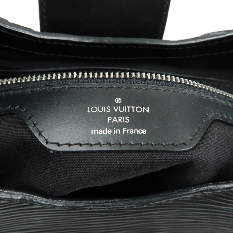 Louis Vuitton Montaigne Sac Epi Leather Black Bag