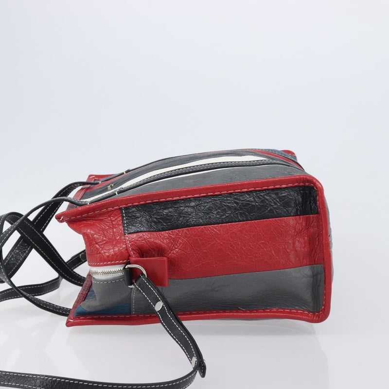 Balenciaga Bazar Striped Leather Multicolour Bag