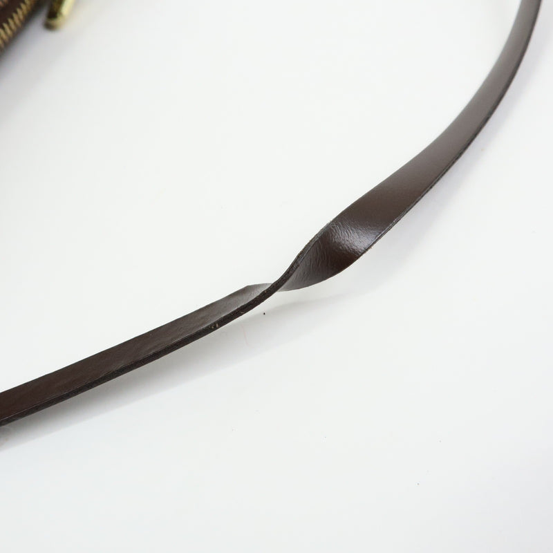 Louis Vuitton Papillon Pochette Damier Brown Canvas Bag