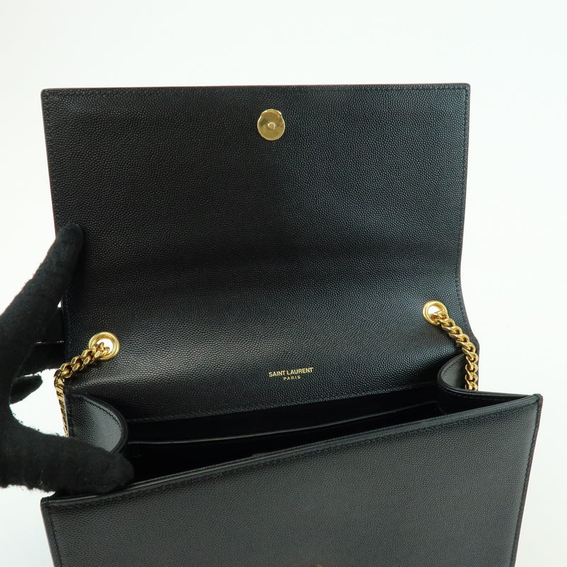 Saint Laurent Classic Monogram Leather Black Bag