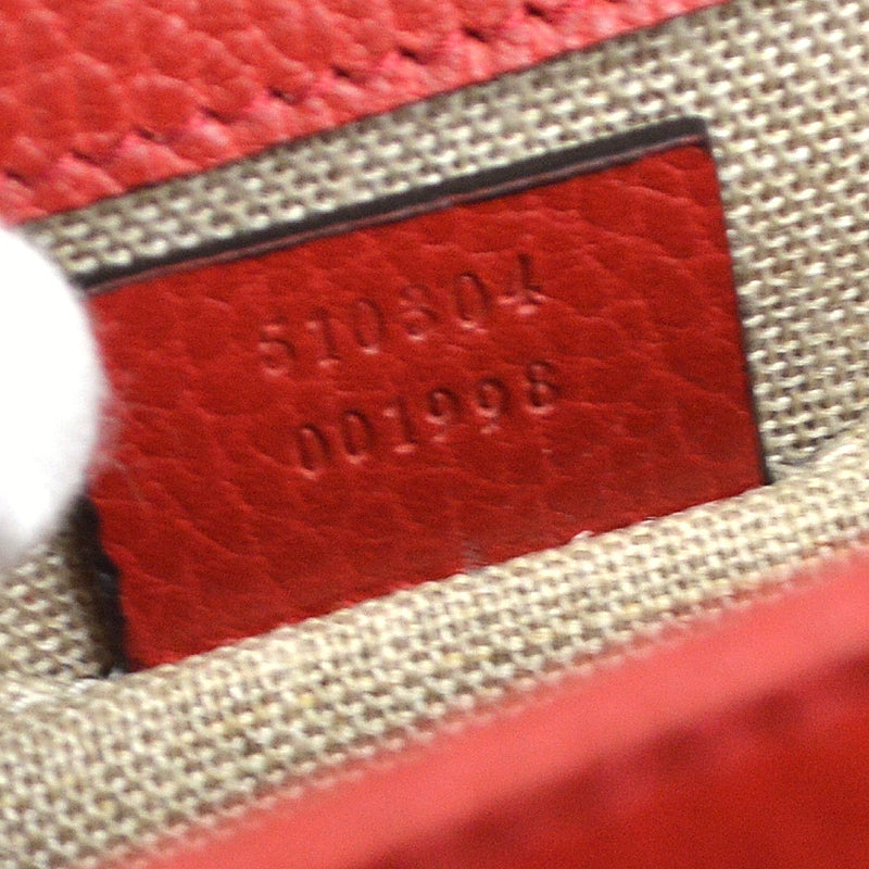 Gucci Interlocking Leather Red Bag