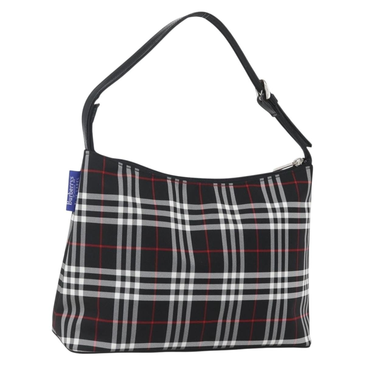 Burberry Nova Check Nylon Black Bag