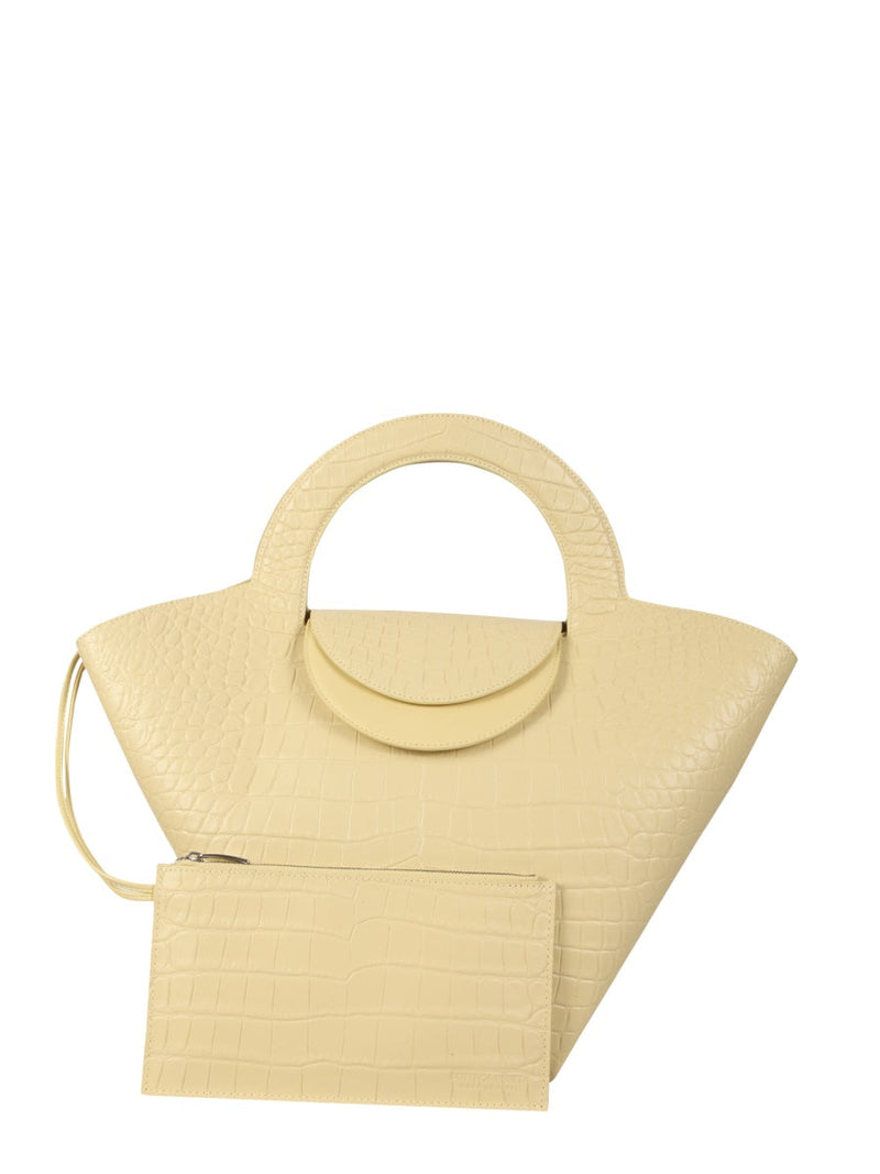 Bottega Veneta Doll Tote Bag — Yellow Leather