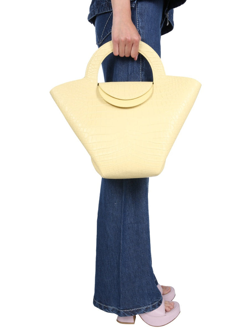 Bottega Veneta Doll Tote Bag — Yellow Leather