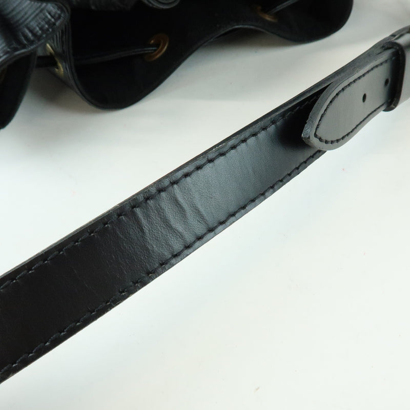 Louis Vuitton Petit Noe Epi Leather Black Bag