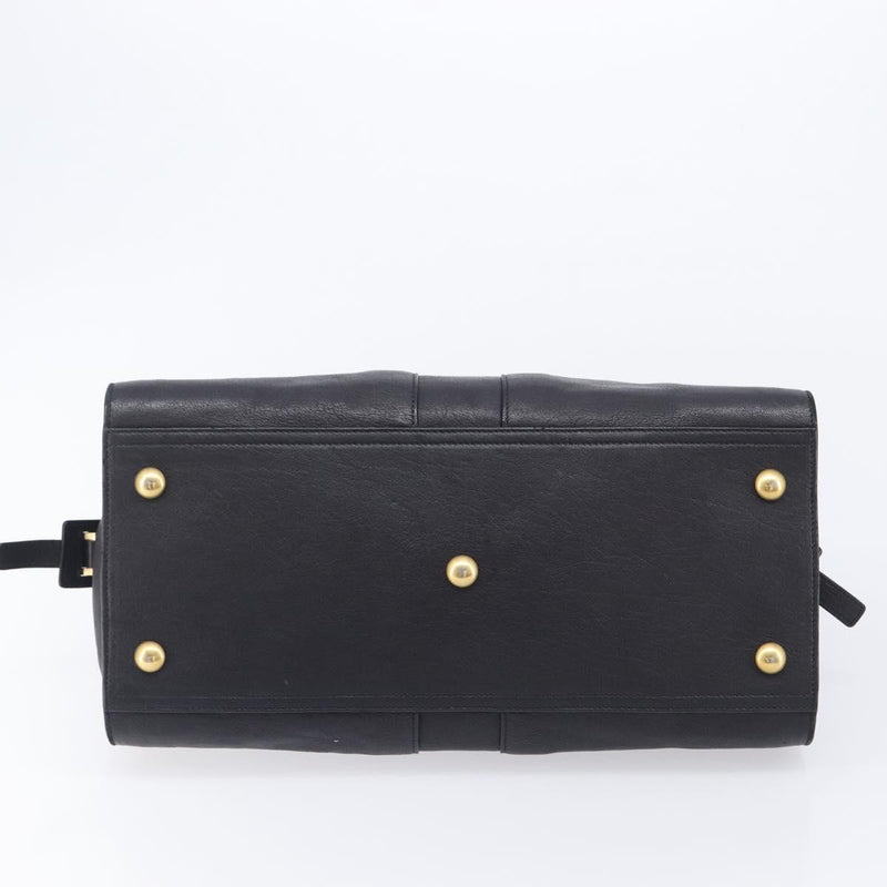 Saint Laurent Classic Y Cabas Leather Black Bag
