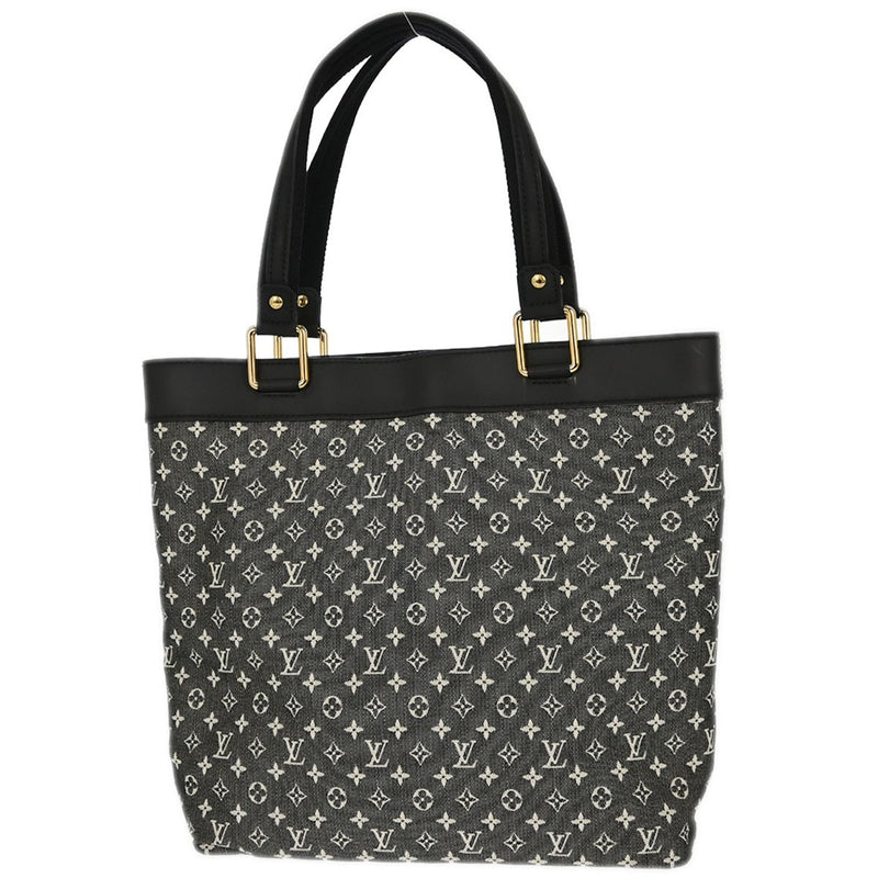 Louis Vuitton Lucille Mini Lin Black Canvas Bag