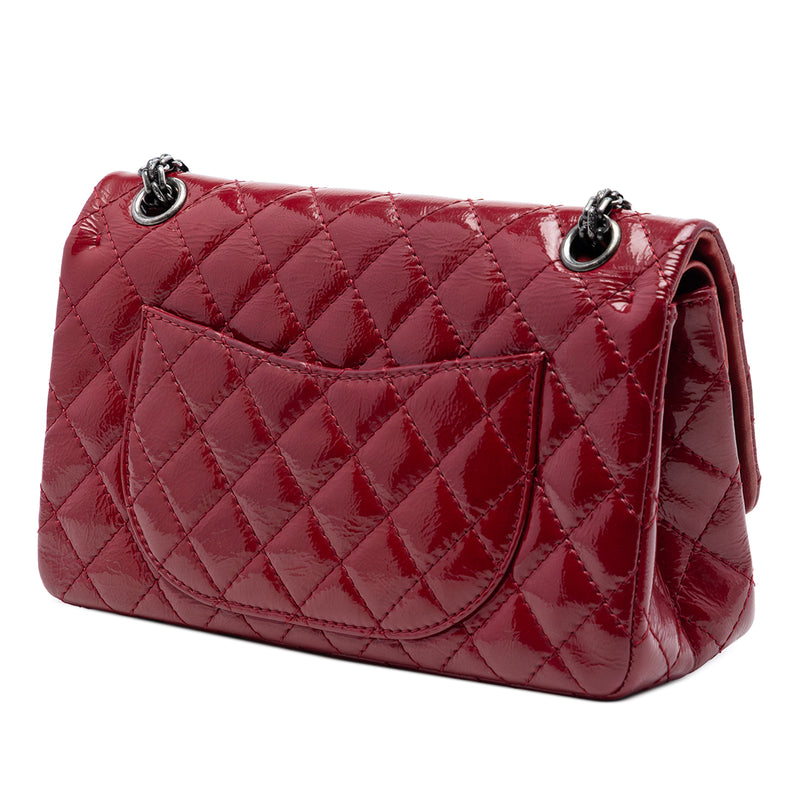 Quilted Crinkled Patent Reissue 2.55 Double Flap 225 - Image 2