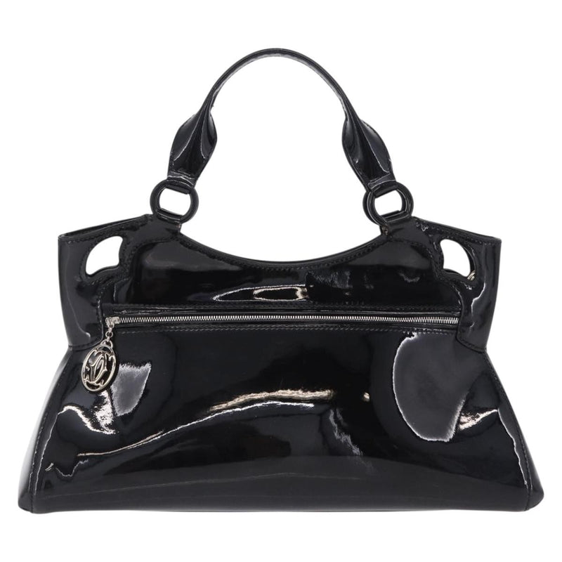 Cartier Marcello Patent Leather Black Patent_leather Bag