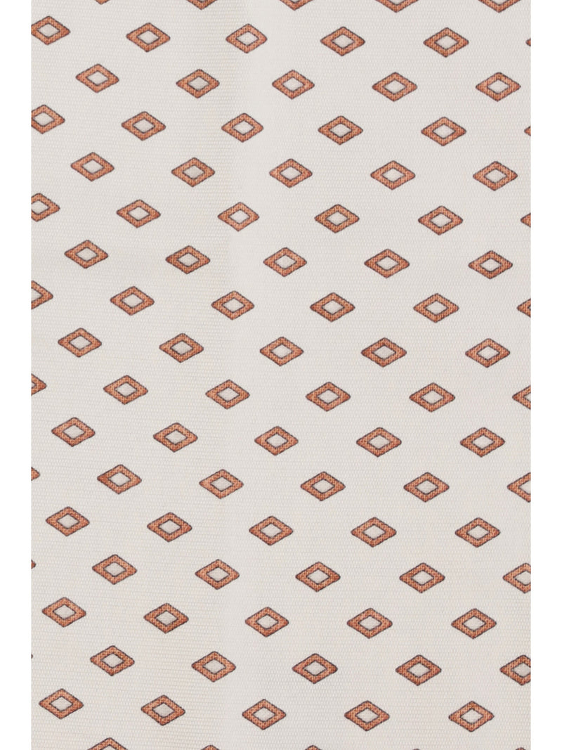 Brunello Cucinelli Diamond-Patterned Silk Scarf — Beige Scarfs