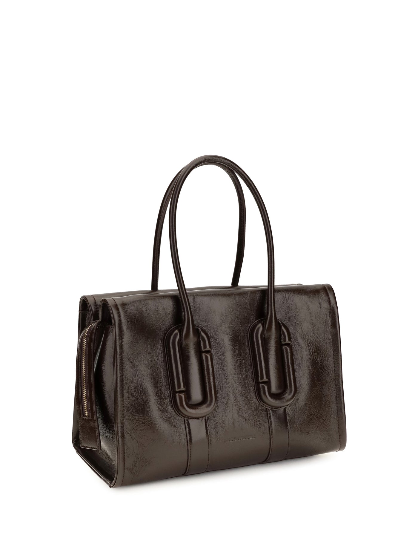 Marc Jacobs Babe City Shoulder Bag — Brown Calf Leather