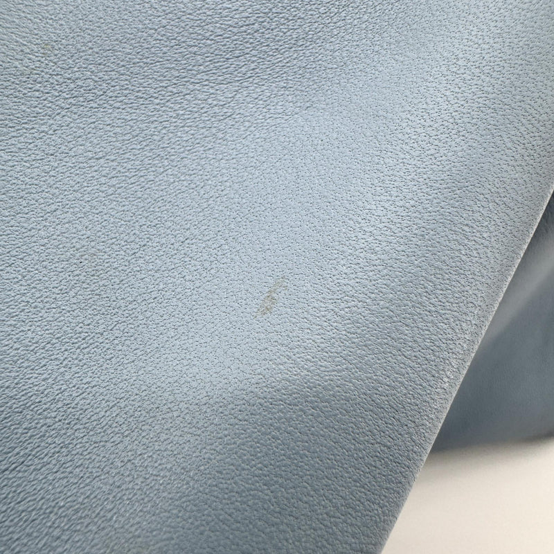Bottega Veneta Bv Trine Fold Clutch Leather Blue