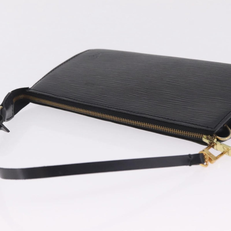 Louis Vuitton Pochette Accessoires Epi Leather Black Bag