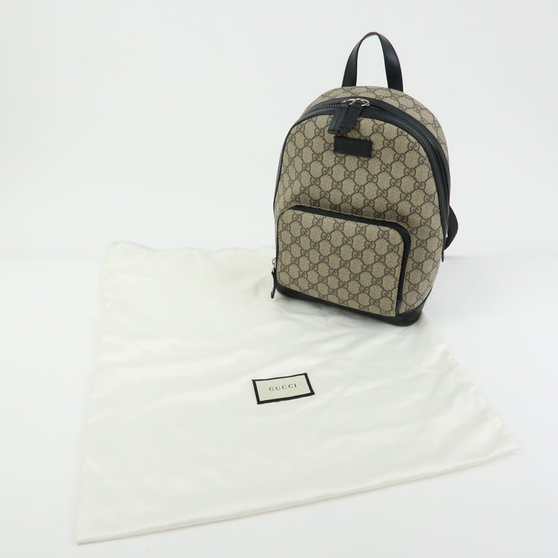 Gucci Zip Pocket Gg Coated Canvas Beige Bag