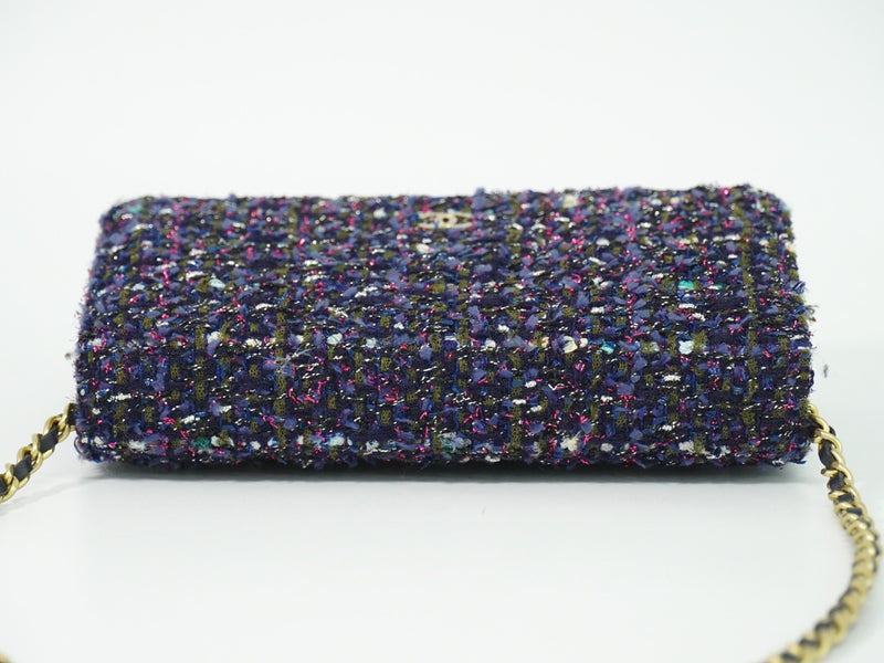 Chanel Wallet On Chain Tweed Multicolour Bag