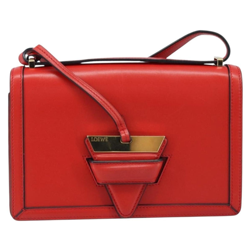 Loewe Barcelona Leather Red Bag