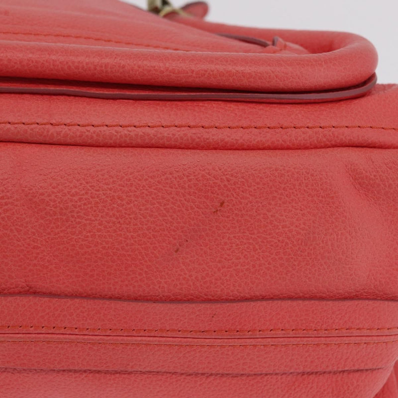 Chloe Paraty Top Handle Leather Pink Bag