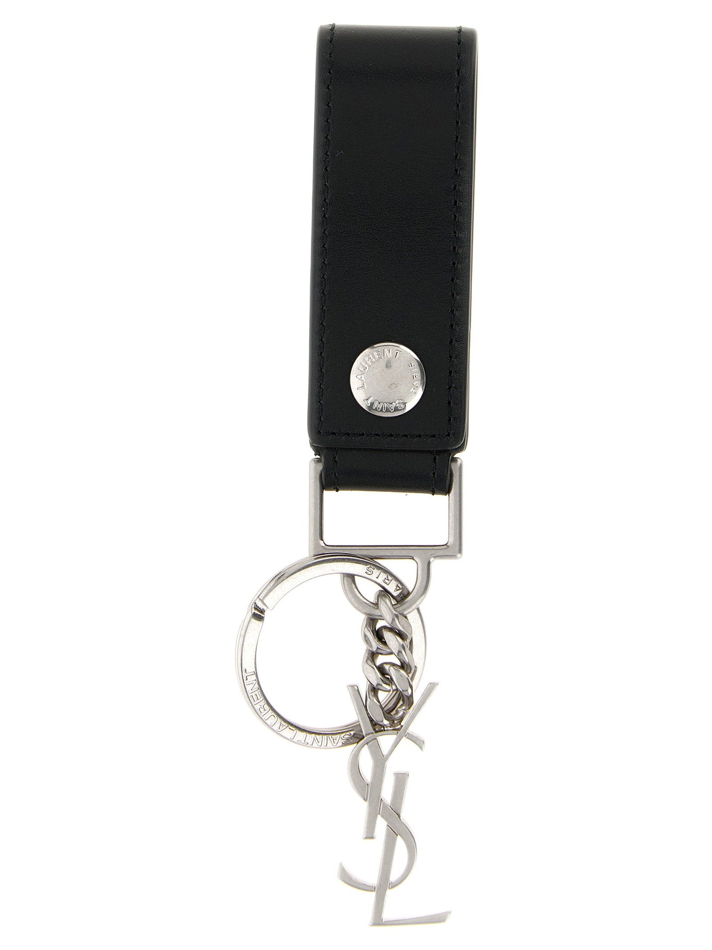 Saint Laurent Key Case — Black Keychains
