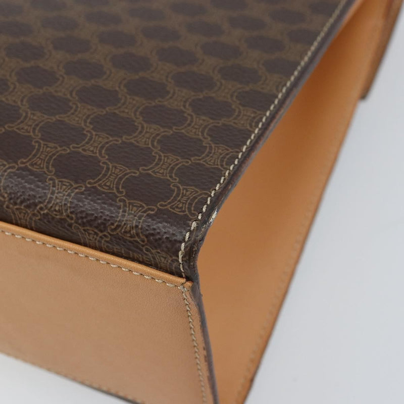 Celine Handbag Canvas Brown Bag