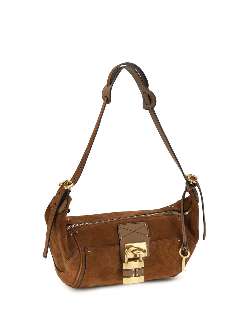 Chloé Paddington Shoulder Bag — Brown Calf Leather Bos Taurus