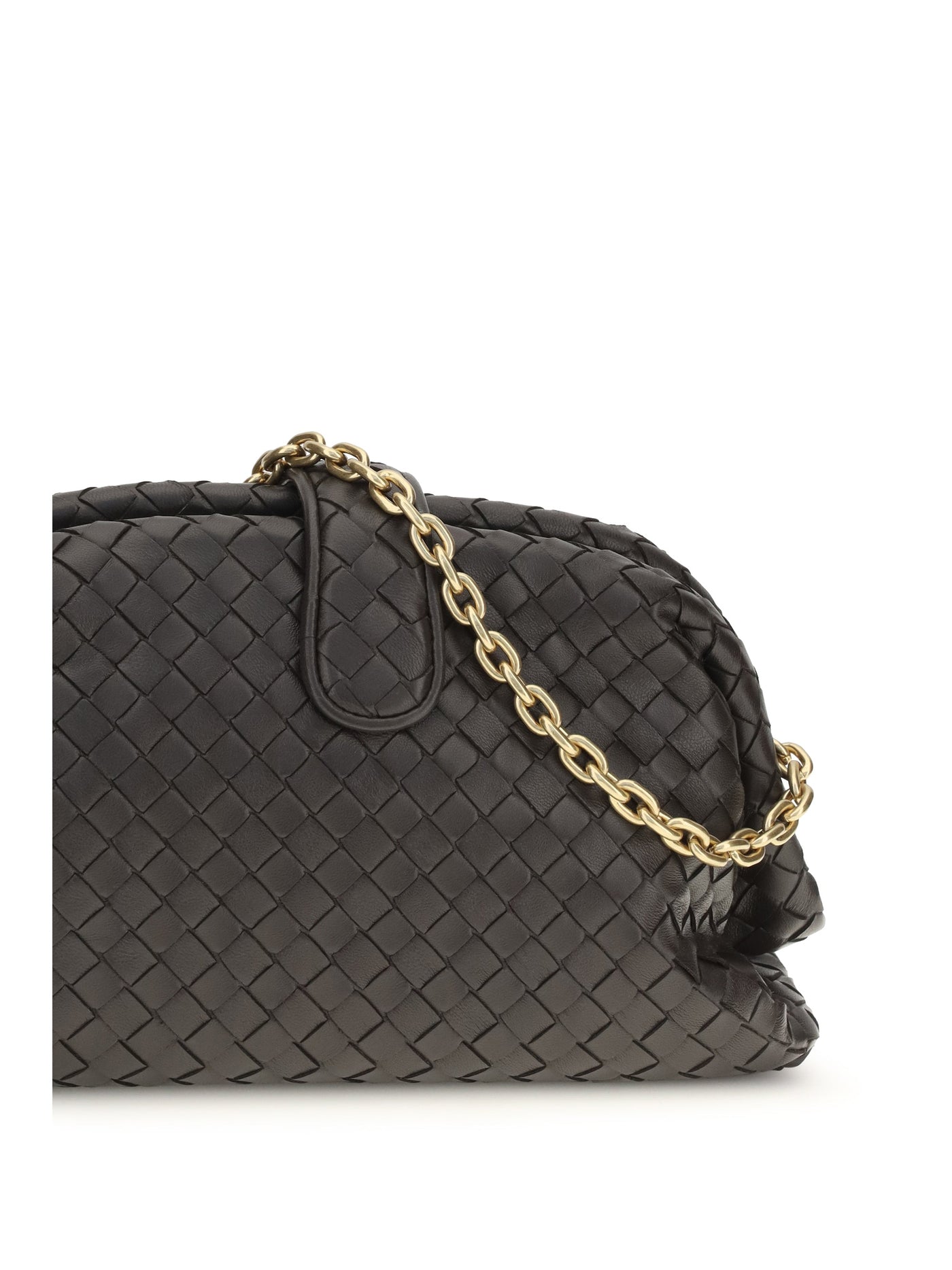 Bottega Veneta Lauren 1980 Clutch — Black Lamb (ovis Aries)