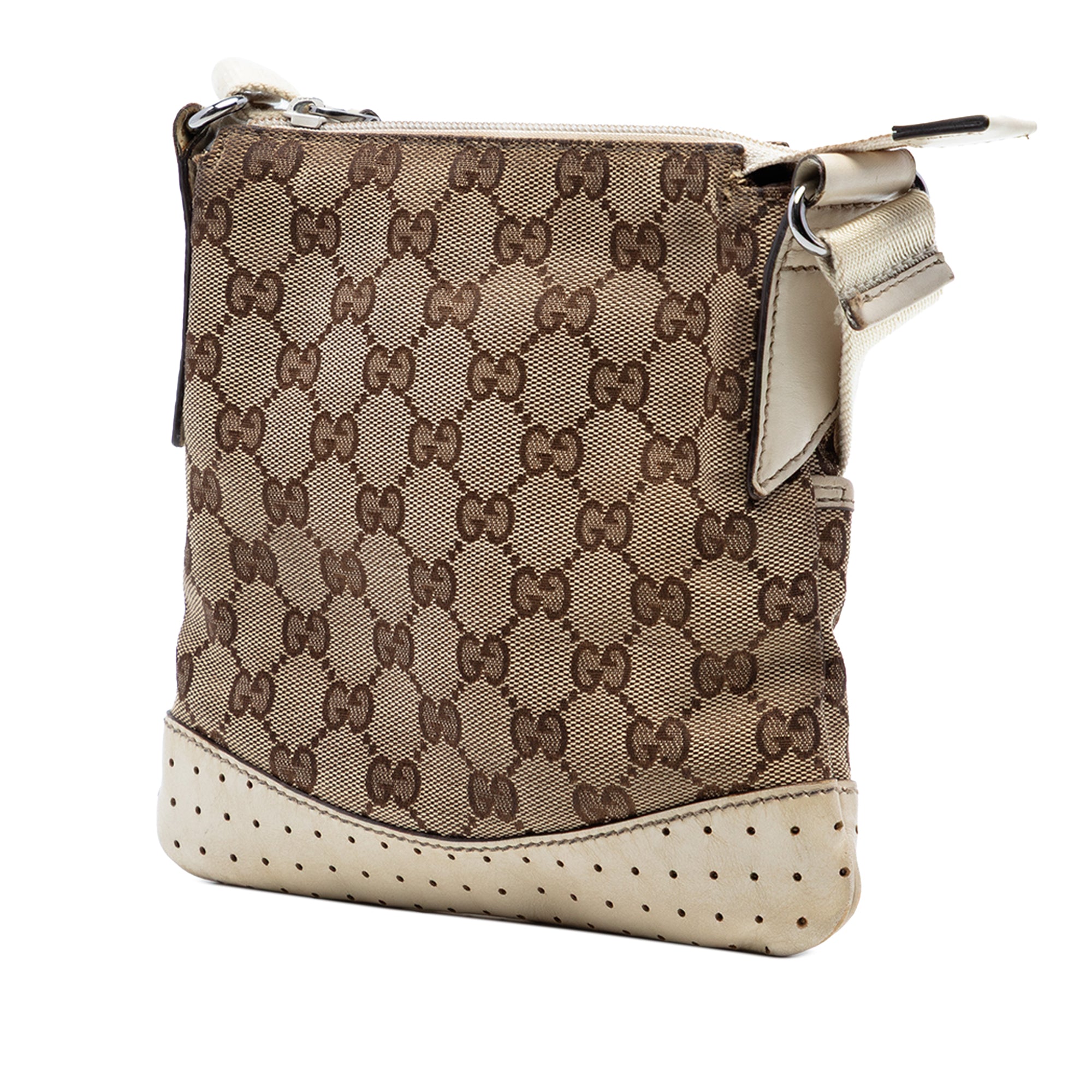 Small GG Canvas Perforated Crossbody - Image 2