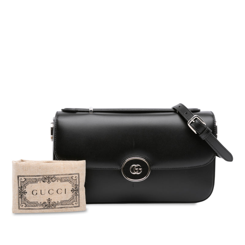 Small Leather Petite GG Satchel - Image 12