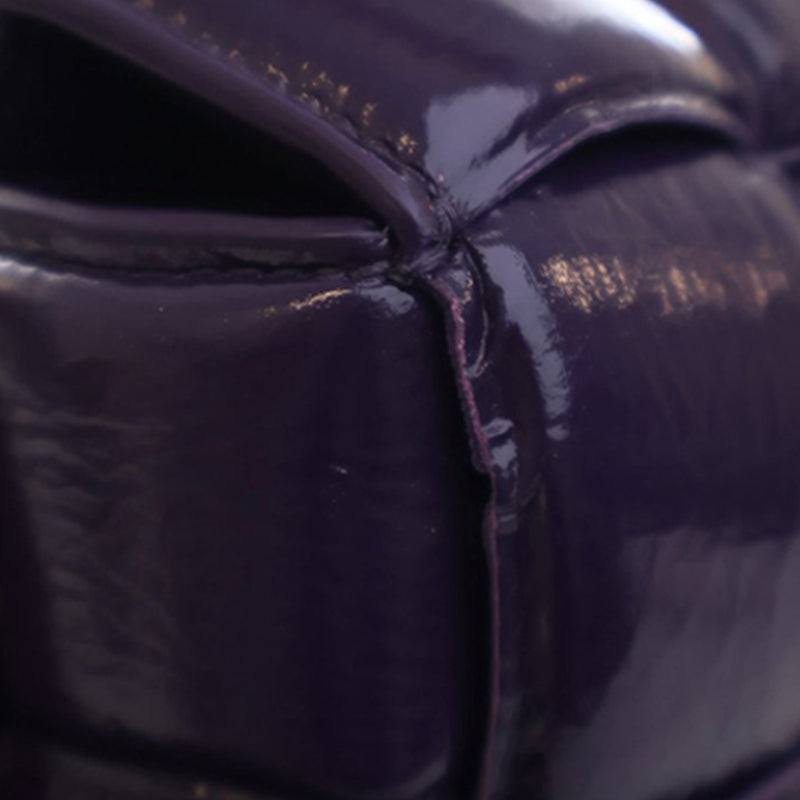 Patent Intrecciato Padded Cassette Crossbody - Image 8