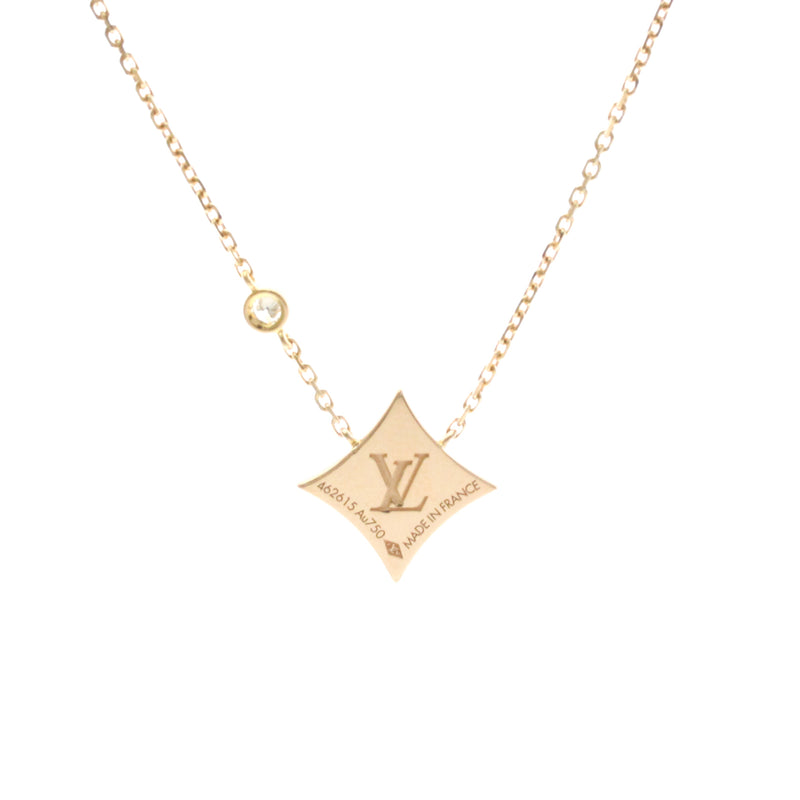 Louis Vuitton Blossom Bb Star Pendant 18k Rose Gold With Diamond And Mother Of Pearl Pink_gold Bijoux