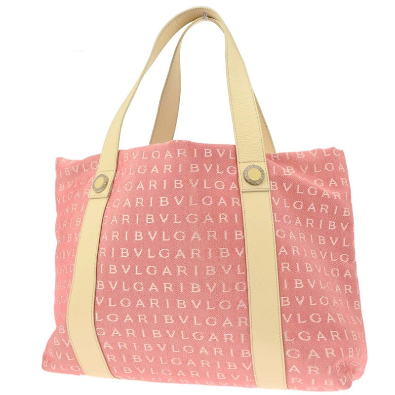 Bvlgari Logomania Canvas Pink Bag