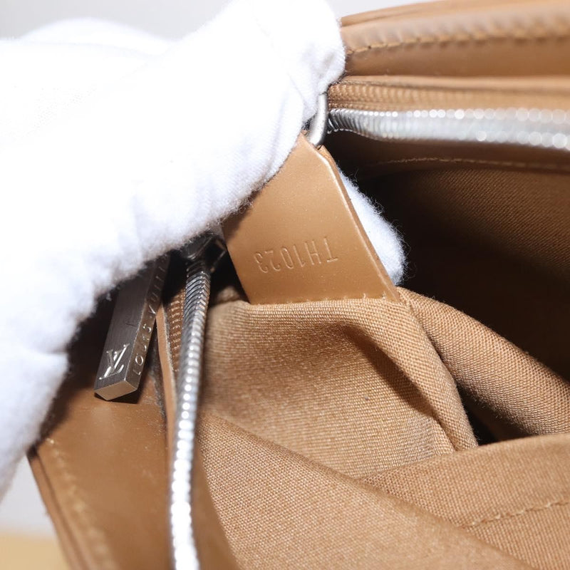 Louis Vuitton Mat Allston Monogram Vernis Beige Leather Bag