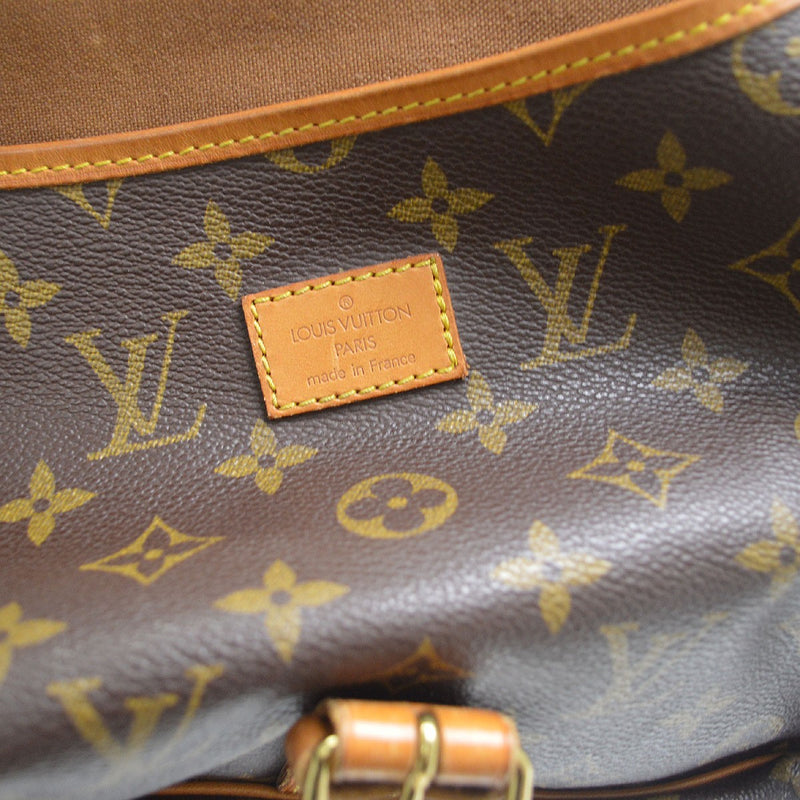 Louis Vuitton Saumur Monogram Canvas Brown Bag