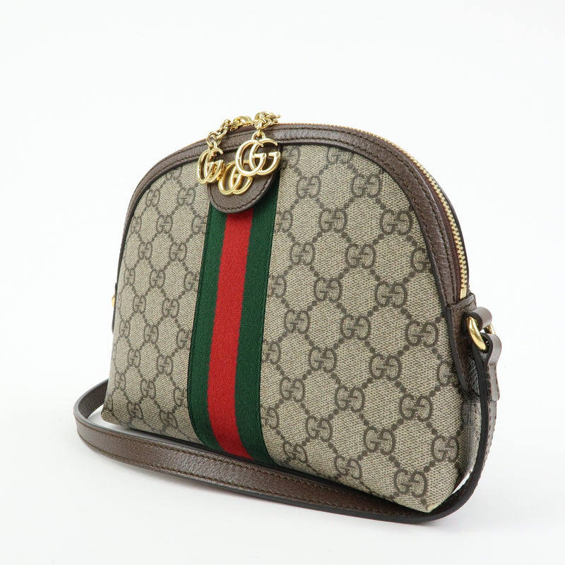 Gucci Ophidia Dome Gg Coated Canvas Beige Bag