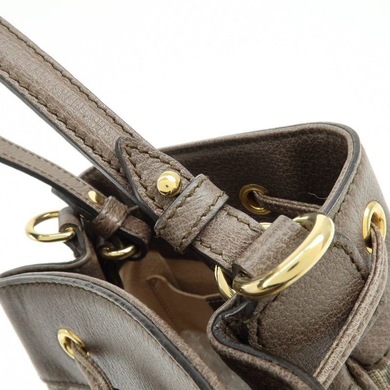 Gucci Ophidia Bucket Gg Coated Canvas Beige Bag