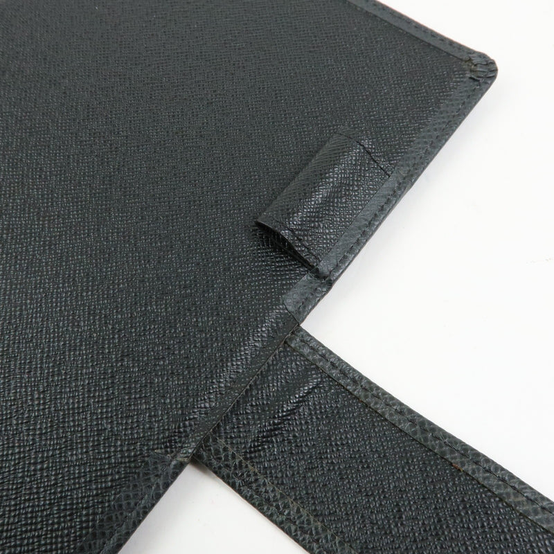 Louis Vuitton Ring Agenda Cover Taiga Leather Gray Bag