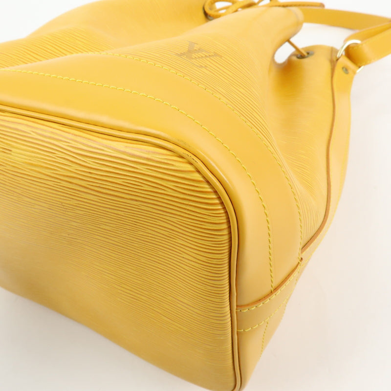 Louis Vuitton Noe Epi Leather Yellow Bag
