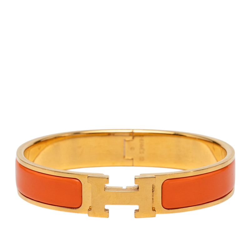 Narrow Enamel Clic H Bracelet PM