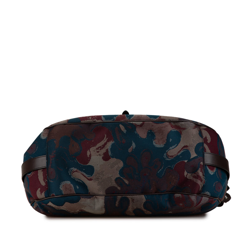 Peter Doig Denim Camouflage Soft Saddle Bag - Image 3