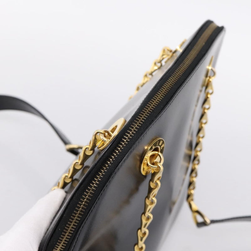 Celine Shoulder Leather Black Bag