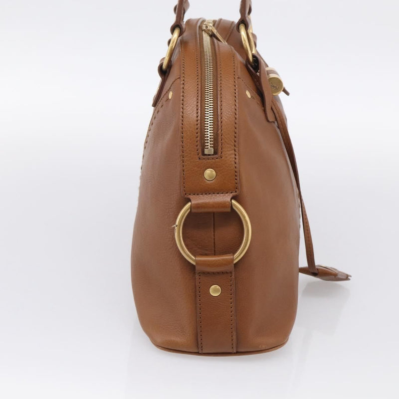 Saint Laurent Muse Leather Brown Bag