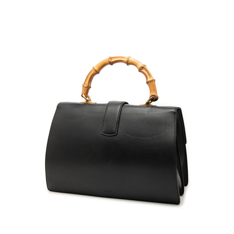 Large Calfskin Bamboo Dionysus Web Satchel - Image 2