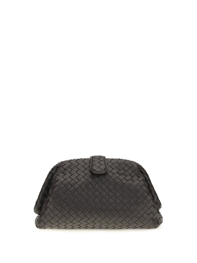 Bottega Veneta Lauren 1980 Clutch — Black Lamb (ovis Aries)