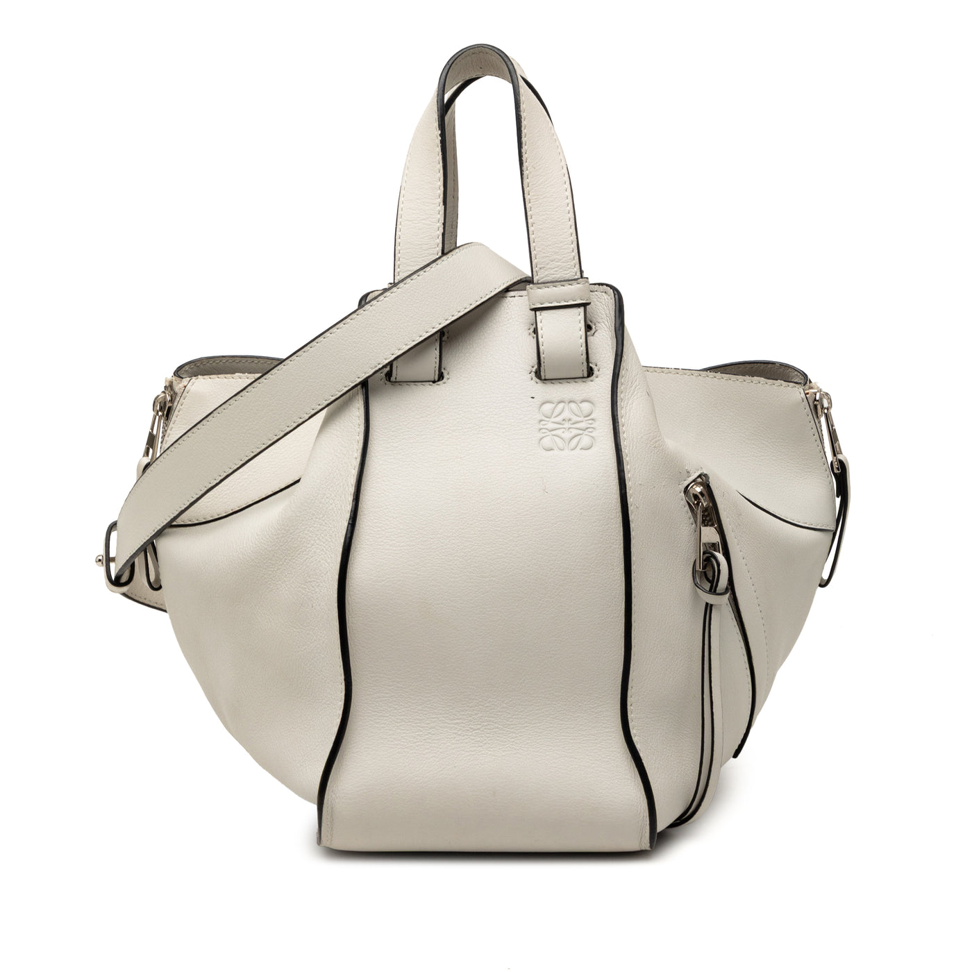 Small Leather Hammock Satchel - Image 1