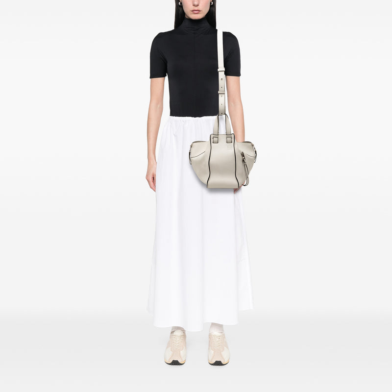 Small Leather Hammock Satchel - Image 7
