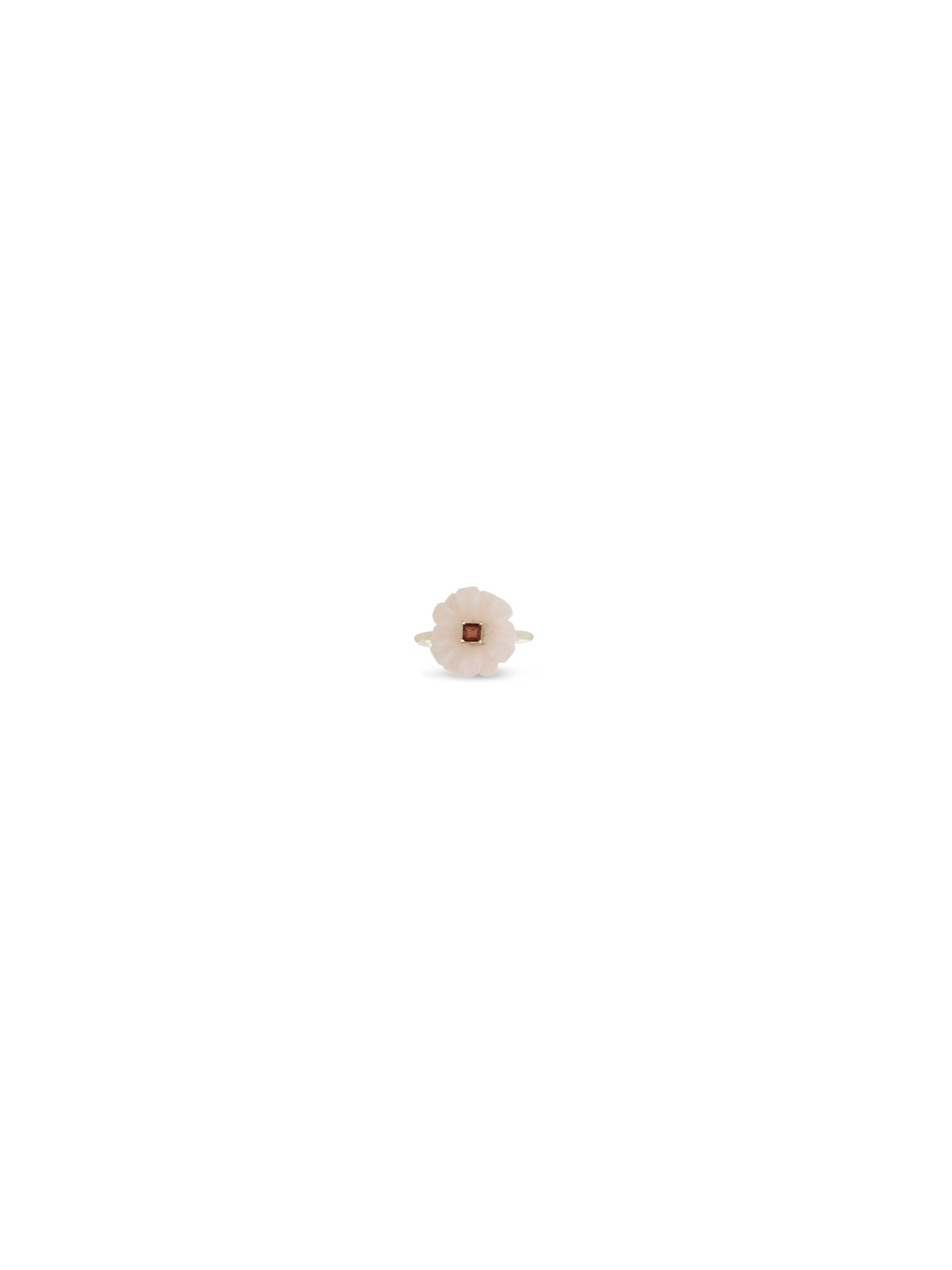 Aliita Blossom Ring — Beige Metal Rings