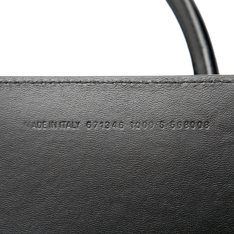 Small Faux Leather Bistro Basket Bag - Image 6