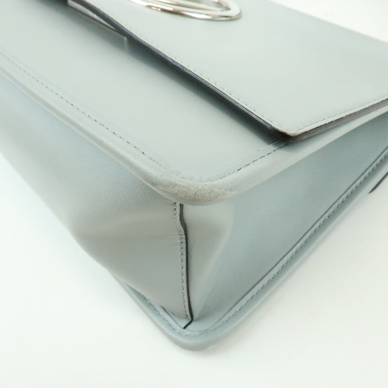 Fendi Kan I F Leather Gray Bag