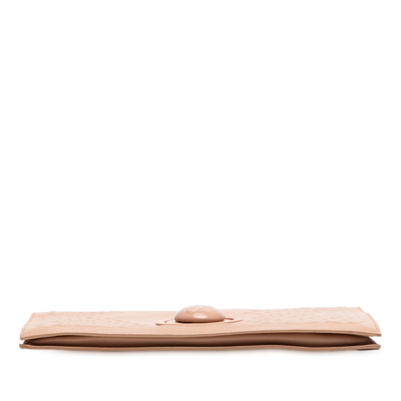 Nappa Embossed Intrecciato Turn Lock Clutch - Image 3